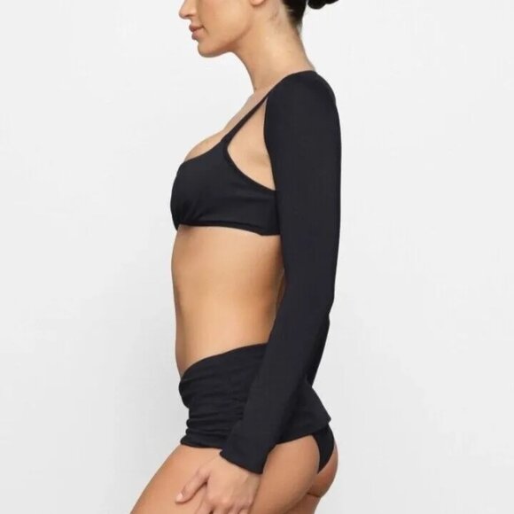 SKIMS Other - SKIMS Shaping Swim Shrug in Black (Onyx)